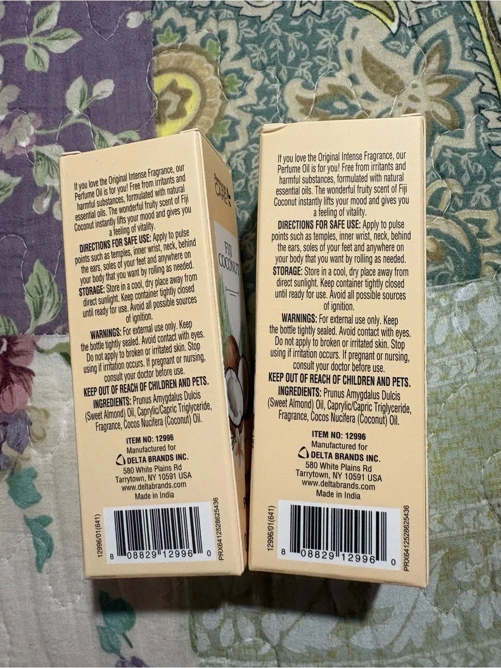 Persona Fiji Coconut Roll-On Perfume Oil - Cream - Picture 2 of 2